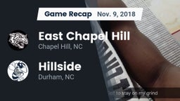 Recap: East Chapel Hill  vs. Hillside  2018