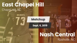 Matchup: East Chapel Hill vs. Nash Central  2019