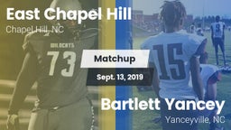 Matchup: East Chapel Hill vs. Bartlett Yancey  2019