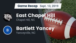Recap: East Chapel Hill  vs. Bartlett Yancey  2019