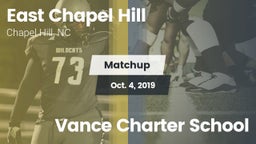 Matchup: East Chapel Hill vs. Vance Charter School 2019