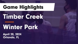 Timber Creek  vs Winter Park  Game Highlights - April 20, 2024