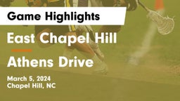 East Chapel Hill  vs Athens Drive  Game Highlights - March 5, 2024