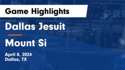 Dallas Jesuit  vs Mount Si  Game Highlights - April 8, 2024