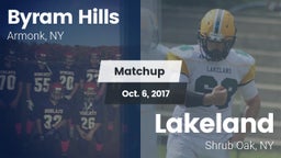 Matchup: Byram Hills High vs. Lakeland  2017