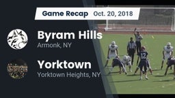 Recap: Byram Hills  vs. Yorktown  2018