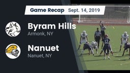 Recap: Byram Hills  vs. Nanuet  2019