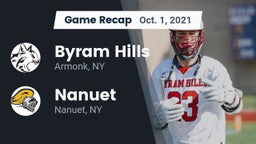 Recap: Byram Hills  vs. Nanuet  2021
