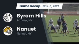 Recap: Byram Hills  vs. Nanuet  2021