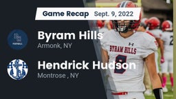 Recap: Byram Hills  vs. Hendrick Hudson  2022