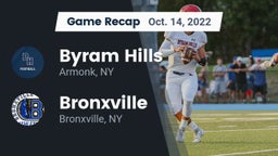 Recap: Byram Hills  vs. Bronxville  2022