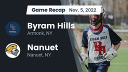 Recap: Byram Hills  vs. Nanuet  2022