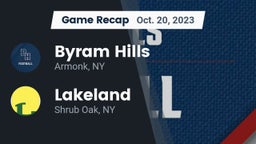 Recap: Byram Hills  vs. Lakeland  2023
