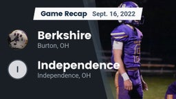 Recap: Berkshire  vs. Independence  2022