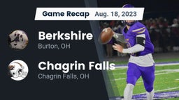 Recap: Berkshire  vs. Chagrin Falls  2023