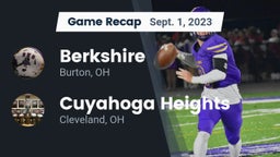 Recap: Berkshire  vs. Cuyahoga Heights  2023