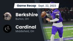 Recap: Berkshire  vs. Cardinal  2023