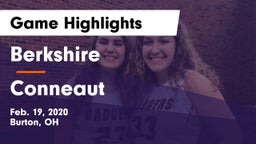 Berkshire  vs Conneaut  Game Highlights - Feb. 19, 2020