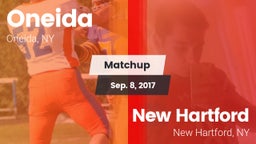 Matchup: Oneida  vs. New Hartford  2017