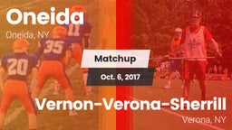 Matchup: Oneida  vs. Vernon-Verona-Sherrill  2017