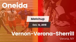 Matchup: Oneida  vs. Vernon-Verona-Sherrill  2018