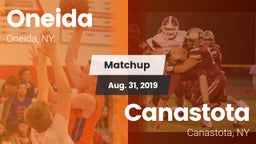 Matchup: Oneida  vs. Canastota  2019