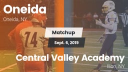 Matchup: Oneida  vs. Central Valley Academy 2019