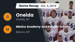 Recap: Oneida  vs. Mexico Academy and Central Schools 2019