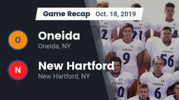 Recap: Oneida  vs. New Hartford  2019