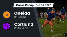 Recap: Oneida  vs. Cortland  2022