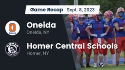 Recap: Oneida  vs. Homer Central Schools 2023