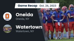 Recap: Oneida  vs. Watertown  2023