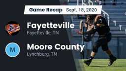 Recap: Fayetteville  vs. Moore County  2020