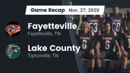 Recap: Fayetteville  vs. Lake County  2020