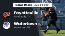 Recap: Fayetteville  vs. Watertown  2021