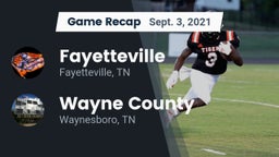Recap: Fayetteville  vs. Wayne County  2021