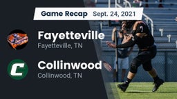 Recap: Fayetteville  vs. Collinwood  2021