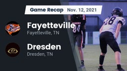 Recap: Fayetteville  vs. Dresden  2021