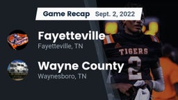 Recap: Fayetteville  vs. Wayne County  2022