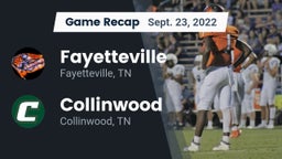 Recap: Fayetteville  vs. Collinwood  2022