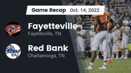 Recap: Fayetteville  vs. Red Bank  2022