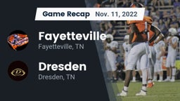 Recap: Fayetteville  vs. Dresden  2022