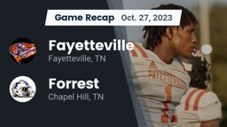 Recap: Fayetteville  vs. Forrest  2023