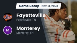 Recap: Fayetteville  vs. Monterey  2023