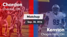 Matchup: Chardon  vs. Kenston  2016