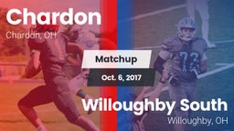 Matchup: Chardon  vs. Willoughby South  2017