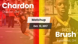 Matchup: Chardon  vs. Brush  2017