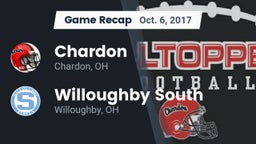 Recap: Chardon  vs. Willoughby South  2017