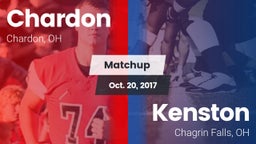 Matchup: Chardon  vs. Kenston  2017