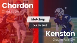 Matchup: Chardon  vs. Kenston  2018